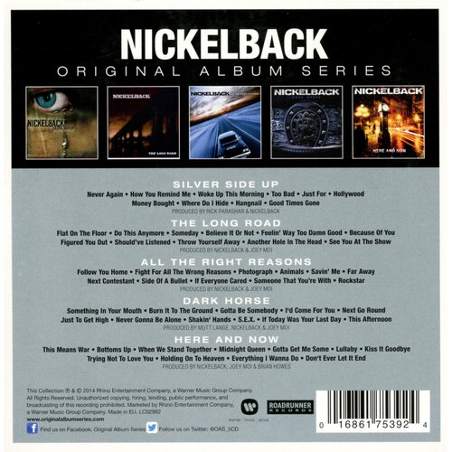 Nickelback - Original Album Series (5CD)