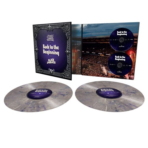 Ozzy Osbourne, Black Sabbath - Back To The Beginning -coloured- (2xLP+1x4K+1xBlu-ray)