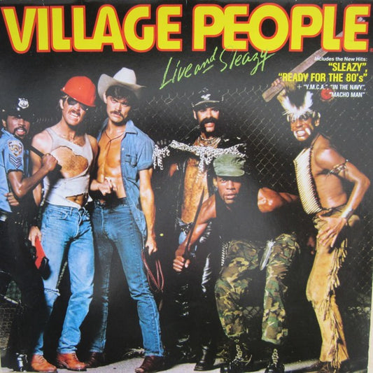 Village People – Live And Sleazy (LP) (F30)