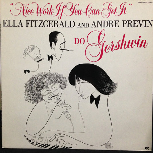 Ella Fitzgerald And Andre Previn – Nice Work If You Can Get It (LP) (J20)