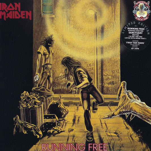 Iron Maiden – Running Free · Sanctuary (2x12") (T40)
