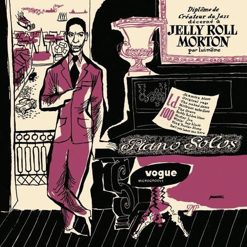 Jelly Roll Morton – Jelly Roll Morton's New Orleans Memories - PINK (LP) (E40)
