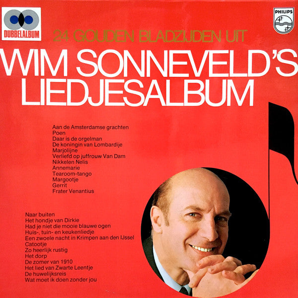Wim Sonneveld – 24 Gouden Bladzijden Uit Wim Sonneveld's Liedjesalbum (2LP) (K50)