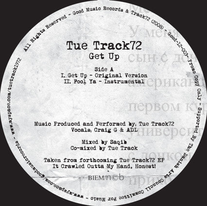 Tue Track72 – Get Up (12") (T10)
