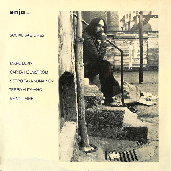 Marc Levin, Carita Holmström, Seppo Paakkunainen, Teppo Auta-aho, Reino Laine – Social Sketches (LP) (J80)
