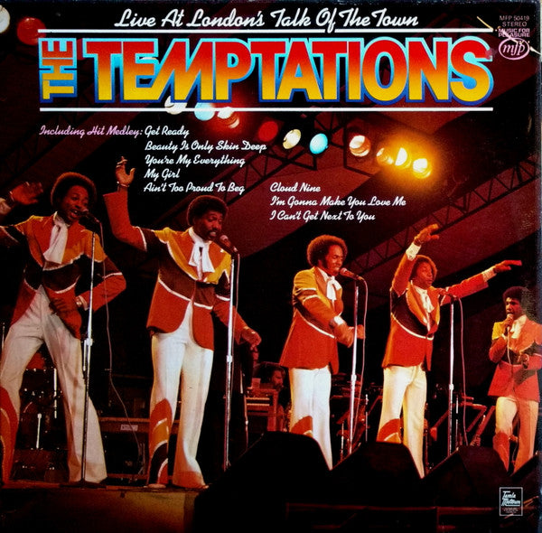 The Temptations – Live At London's Talk Of The Town (LP) (K30)