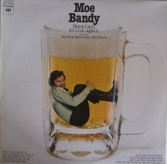 Moe Bandy – Here I Am Drunk Again (LP) (H50)