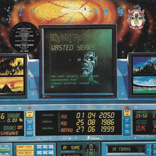 Iron Maiden – Wasted Years · Stranger In A Strange Land (2x12") (T40)