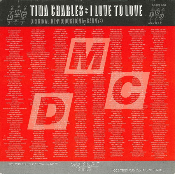 Tina Charles – I Love To Love (12") (T10)