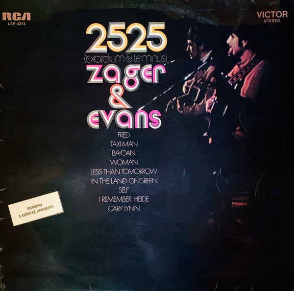 Zager & Evans – 2525 (Exordium & Terminus) (LP) (C40)