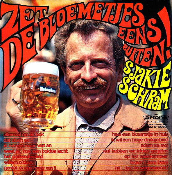Sjakie Schram – Zet De Bloemetjes Eens Buiten! (LP) (A50)