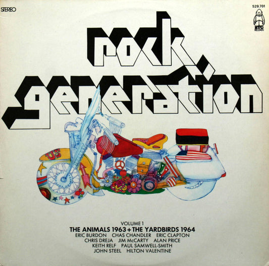 The Animals + The Yardbirds – Rock Generation - Volume 1 (LP) (F30)