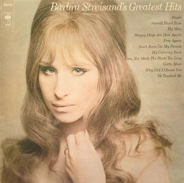 Barbra Streisand – Barbra Streisand's Greatest Hits (LP) (D40)