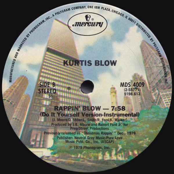 Kurtis Blow – Rappin' Blow (12") (T20)