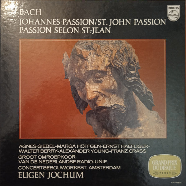 Bach - Johannes-Passion / St. John Passion / Passion Selon St.-Jean (3LP BOX) (D70)