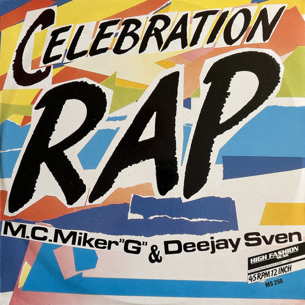 M.C. Miker "G" & Deejay Sven – Celebration Rap (12") (T40)