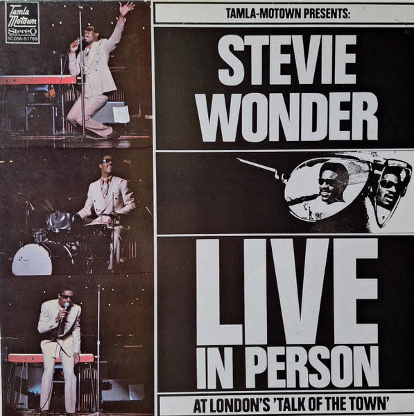 Stevie Wonder – Live In Person, At London's 'The Talk Of The Town' (LP) (A40)