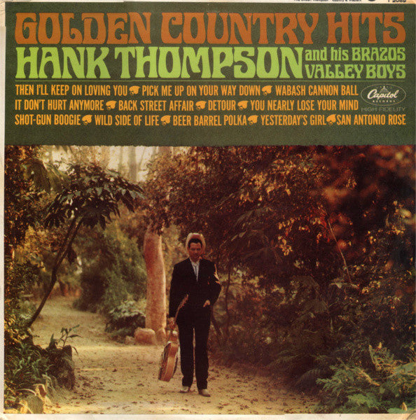 Hank Thompson And His Brazos Valley Boys – Golden Country Hits (LP) (A80)