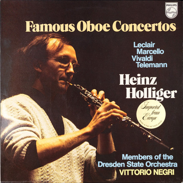 Leclair / Marcello / Vivaldi / Telemann – Famous Oboe Concertos (LP) (L50)