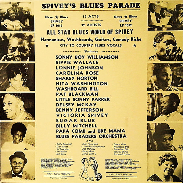 Various – Spivey's Blues Parade (LP) (C30)