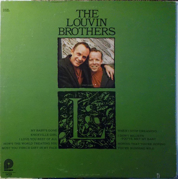 The Louvin Brothers – I Don't Believe You've Met My Baby (LP) (C30)