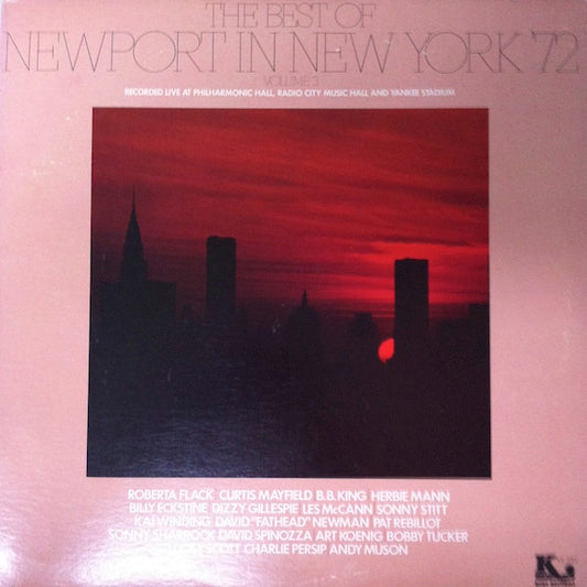 Various – The Best Of Newport In New York '72 (Volume 3) (LP) (H20)