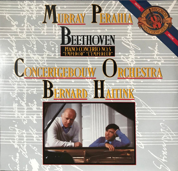 Beethoven, Murray Perahia, Bernard Haitink, Royal Concertgebouw Orchestra – Piano Concerto No. 5 "Emperor" (LP) (F50)