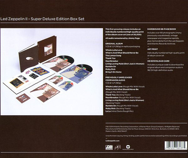Led Zeppelin – Led Zeppelin II (BOXSET) (M80)