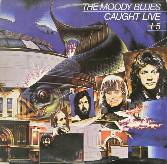 The Moody Blues – Caught Live +5 (LP) (J10)