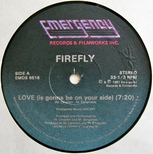 Firefly – Love (Is Gonna Be On Your Side) (12") (T20)
