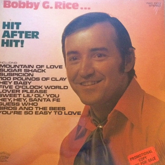 Bobby G. Rice – Hit After Hit! (LP) (H30)