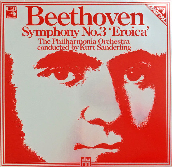 Beethoven, The Philharmonia Orchestra Conducted By Kurt Sanderling – Symphony No.3 'Eroica' (LP) (C10)