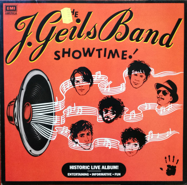 The J. Geils Band – Showtime! (LP) (H70)