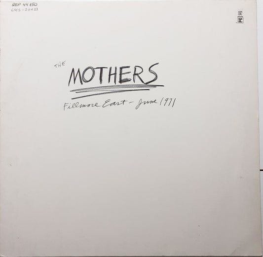 The Mothers – Fillmore East - June 1971 (LP) (H40)