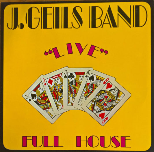 J. Geils Band ‎– "Live" Full House (LP) D40