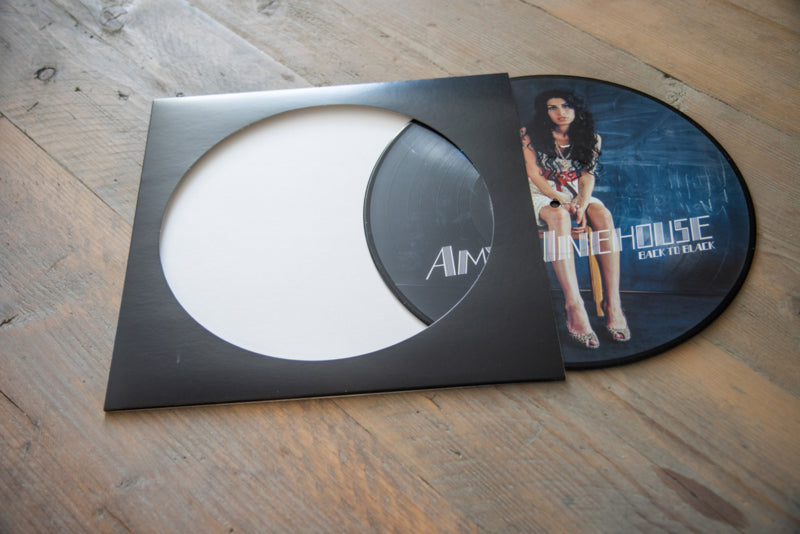 Picture Disc Hoezen (zwart) - 5 stuks