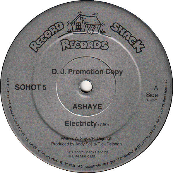 Ashaye – Electricity (12" Single) T60