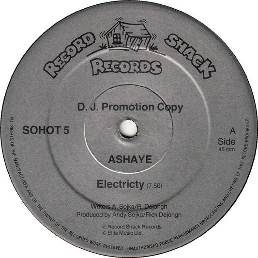 Ashaye – Electricity (12" Single) T60