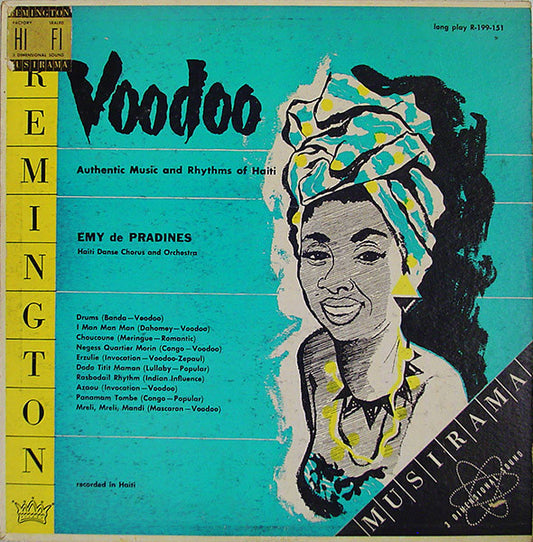 Emy de Pradines, Haiti Danse Chorus And Orchestra – Voodoo — Authentic Music And Rhythms Of Haiti (LP) C60