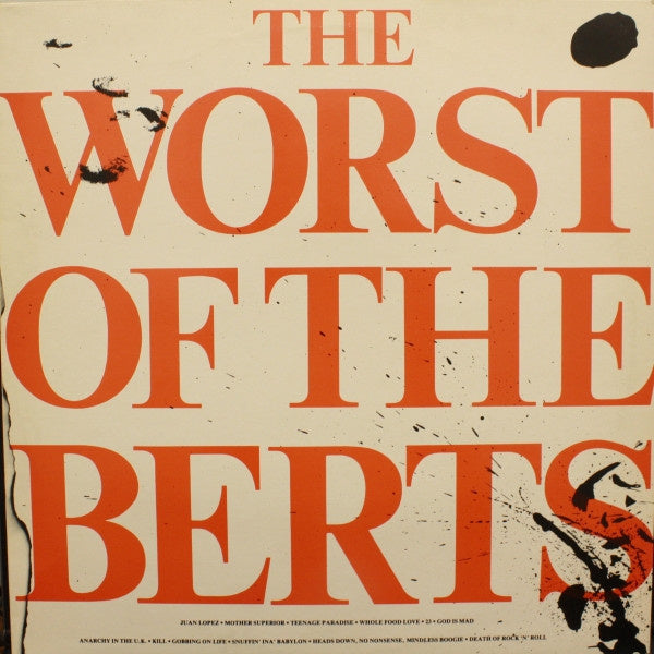 Alberto Y Lost Trios Paranoias – The Worst Of The Berts (LP) J60