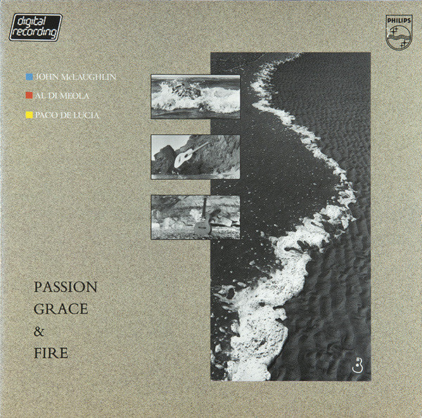 Al Di Meola, John McLaughlin &amp; Paco De Lucia – Passion Grace &amp; Fire (LP) (H60)