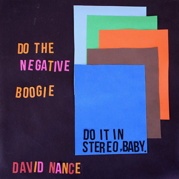 David Nance – Negative Boogie (LP) L70 - Bob's Vinyl