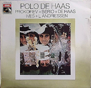 Polo De Haas ‎– Polo De Haas: Prokofiev - Berio - De Haas - Ives - L. Andriessen (LP) A60