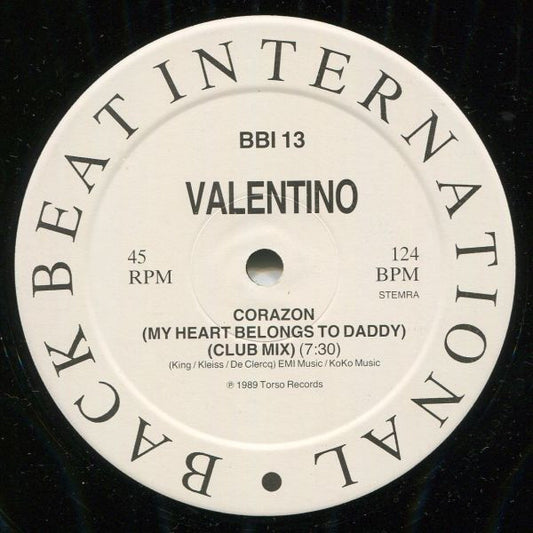 Valentino - Corazon (My Heart Belongs To Daddy) (12" Single) T50