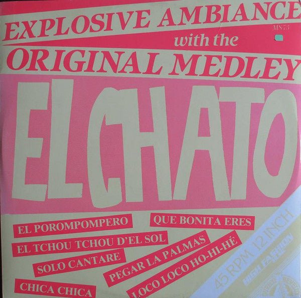 El Chato – Explosive Ambiance (12" Single) T60 - Bob's Vinyl