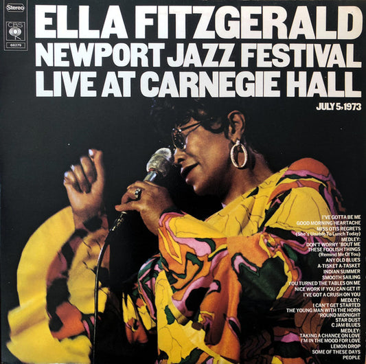 Ella Fitzgerald – Newport Jazz Festival Live At Carnegie Hall (2LP) E70