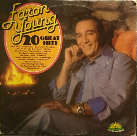 Faron Young – 20 Great Hits (LP) G80 - Bob's Vinyl