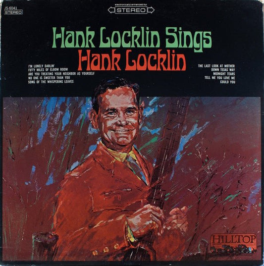 Hank Locklin – Hank Locklin Sings Hank Locklin (LP) J50 - Bob's Vinyl