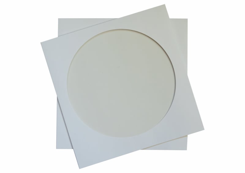 20 stuks zwaar wit kraftpapier met afgeronde hoeken, beschermhoezen, antistatisch papier, vinylplaten voor LP-albums, 17,8 cm 20 stuks zwaar wit kraftpapier met afgeronde hoeken, beschermhoezen, antistatisch papier, vinylplaten voor LP-albums, 17,8 cm