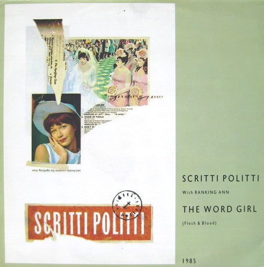 Scritti Politti With Ranking Ann – The Word Girl (Flesh & Blood) (12") (T30) - Bob's Vinyl